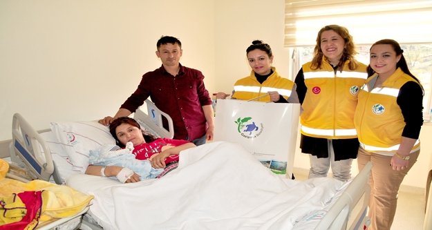 "HOŞGELDİN BEBEK" 119 AİLEYE ULAŞTI