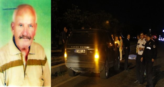 OTOMOBİLİN ÇARPTIĞI YAŞLI ADAM HAYATINI KAYBETTİ