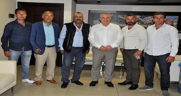 YATÇILARDAN ŞAHİN'E ZİYARET