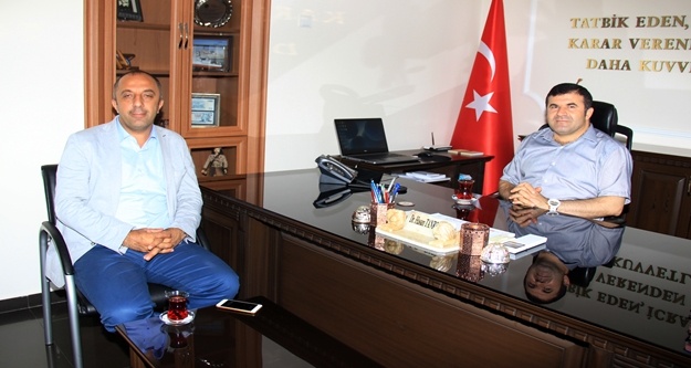 YIKICI'DAN TANRISEVEN'E VEDA ZİYARETİ