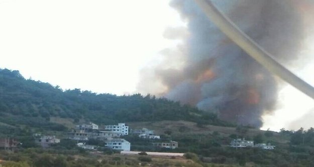 ALANYA'YI KORKUTAN YANGIN