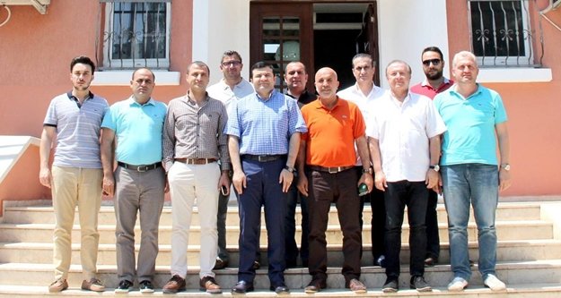 ALANYASPOR YENİ YÖNETİMDEN  TANRISEVEN'E ZİYARET