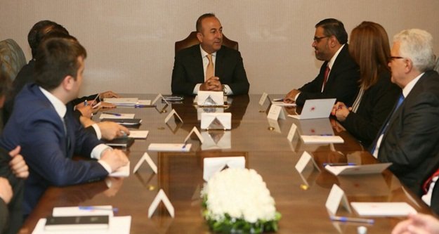 ÇAVUŞOĞLU, SUKO BAŞKANI ABDE’Yİ KABUL ETTİ