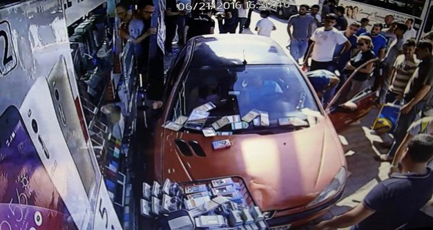 FREN YERİNE GAZA BASINCA İŞYERİNE DALDI