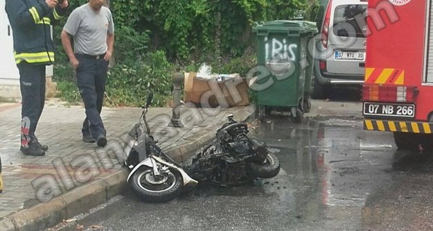 SEYİR HALİNDEYKEN CAYIR CAYIR YANDI