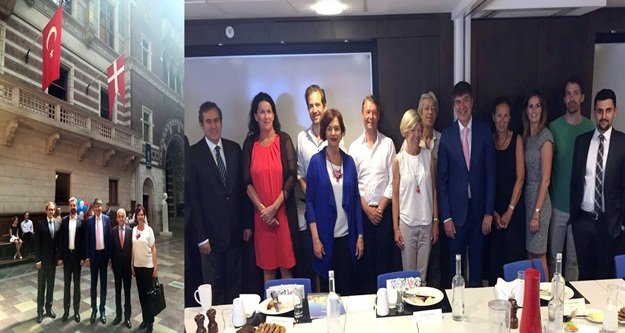 TÜREL, KOPENHAG’DA TÜRK BAYRAĞI İLE KARŞILANDI