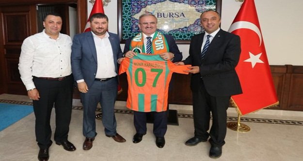 YENİ VALİMİZE ALANYASPOR FORMASI