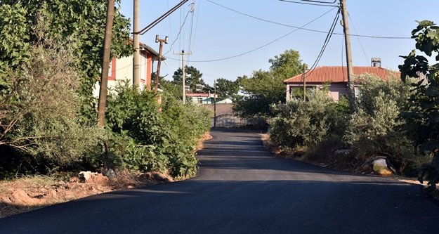 GAZİLER MAHALLESİ SICAK ASFALTA KAVUŞTU