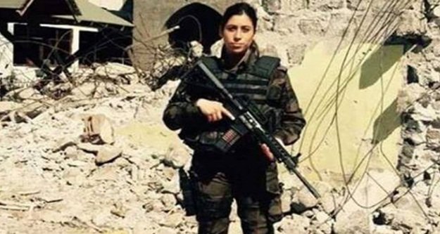 ŞEHİT BAYAN POLİS ALANYALI ÇIKTI