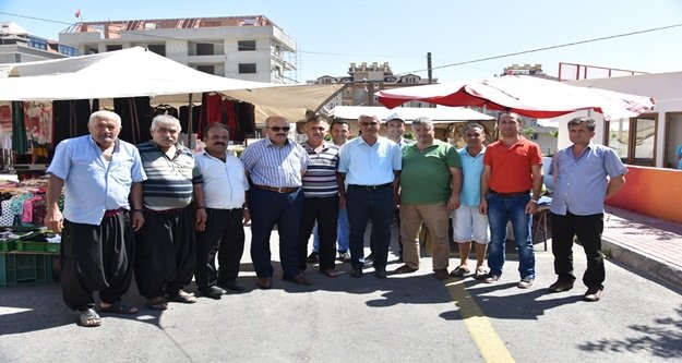 KUZEY ALANYA PAZAR YERİNE KAVUŞTU