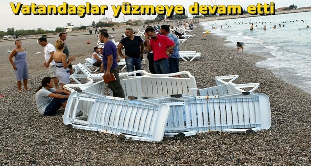 Cesede şezlonglu perdeleme