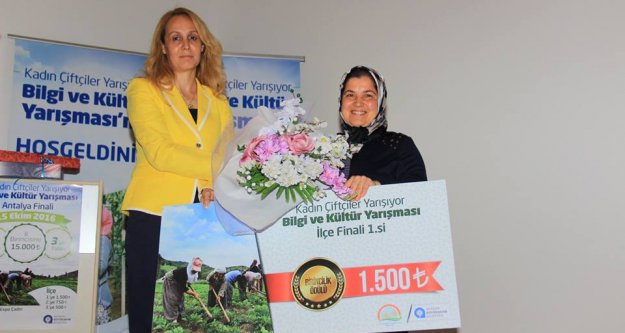 Kadın çiftçiler bilgilerini konuşturdu