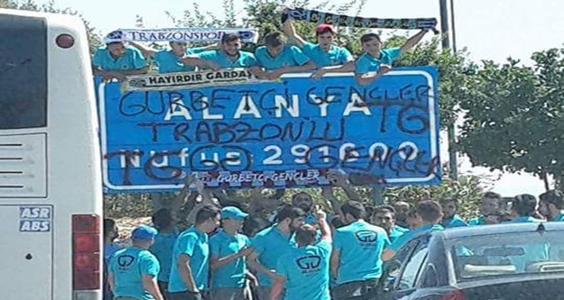 Trabzon taraftarından çirkin davranış