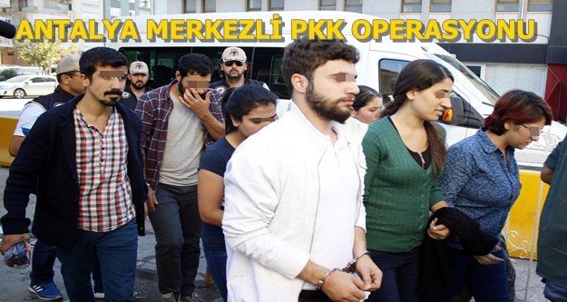 5'i kadın 25 gözaltı var