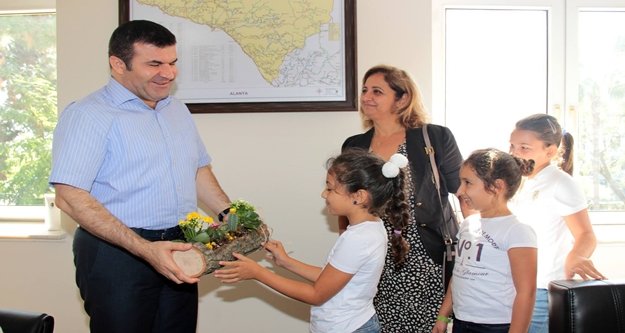 Waldrof öğrencilerinden Tanrıseven'e ziyaret