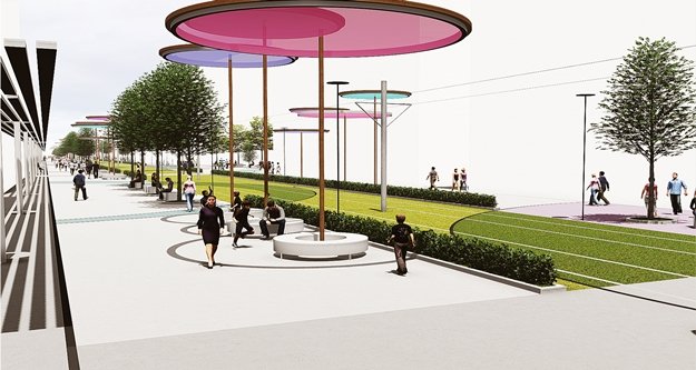 Efsane cadde renkleniyor