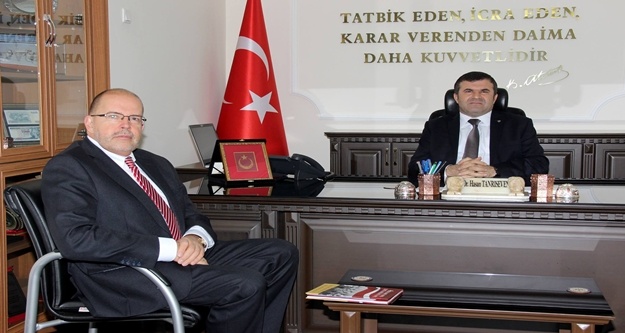 Letonya Büyükelçisi'nden Tanrıseven'e ziyaret