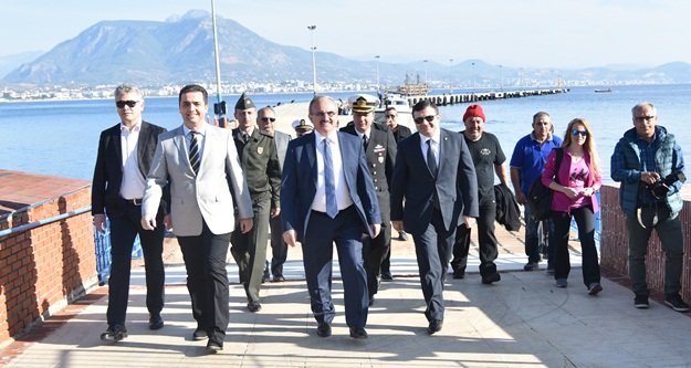 Vali katolok çekimleri için Alanya'da