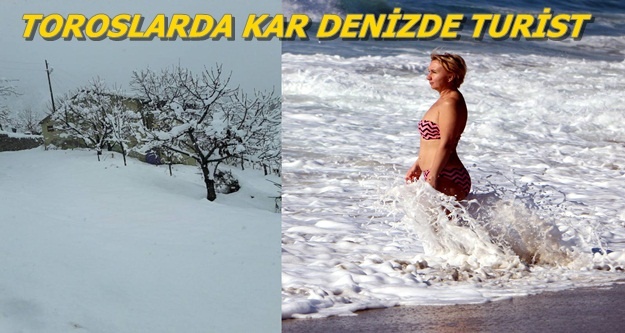Alanya'da günde 4 mevsim!