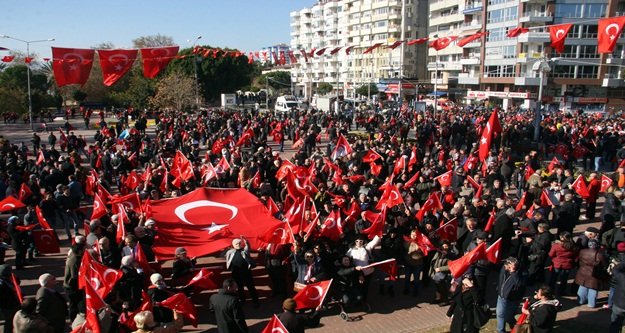 Antalya teröre kan kustu