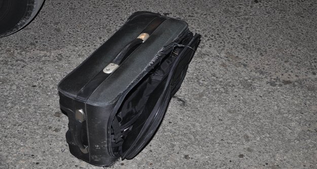 Boş valiz polisi alarma geçirdi
