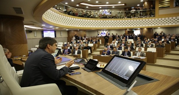 Büyükşehir Meclisinin yeni salonu dualarla açıldı