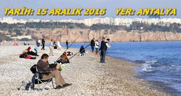 Güneşi gören plaja koştu