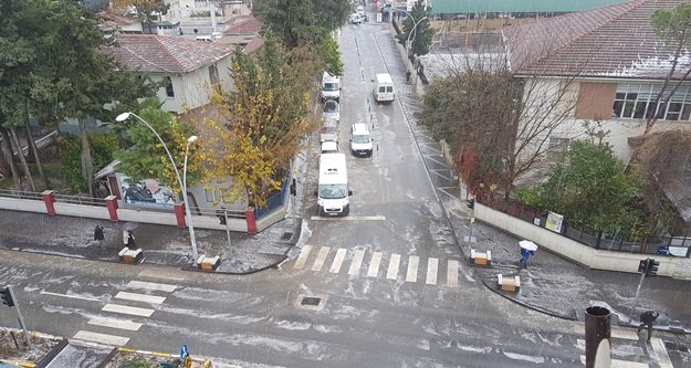 Manavgat beyaza büründü