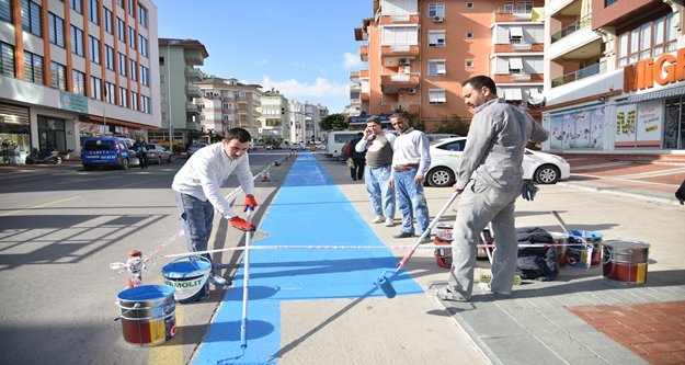 Prestij caddesi'nde sıcak asfalta başlandı