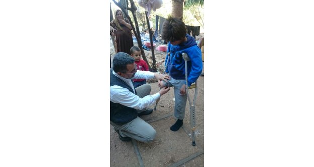 Savaş Mağduru Ali'ye yardım eli uzandı