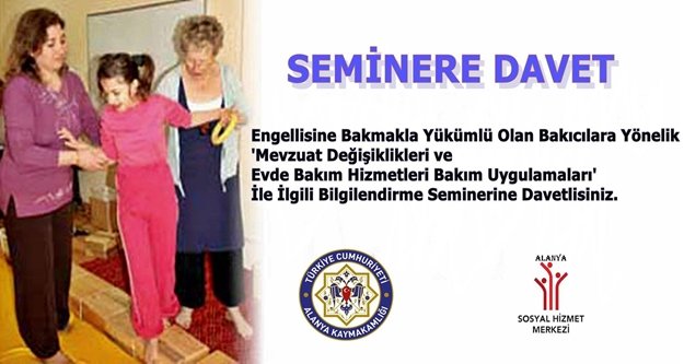 Sosyal Hizmet Merkezi Seminer Düzenliyor