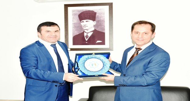 Tanrıseven ALKÜ'ye veda ziyaretinde bulundu