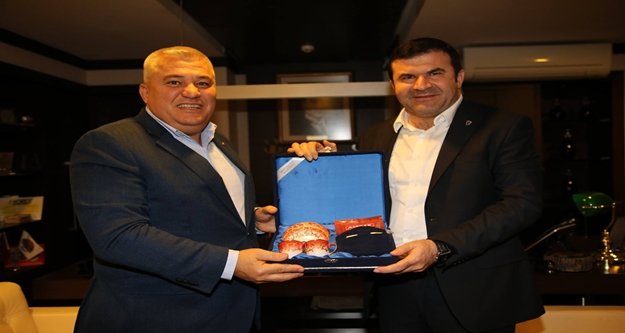 Tanrıseven'den Şahin'e veda ziyareti