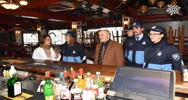 Zabıta yılbaşı denetiminde