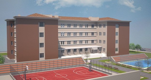 200 kişilik Kız öğrenci Yurdu