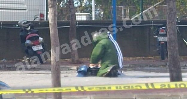 Alanya'da panik yaratan patlama