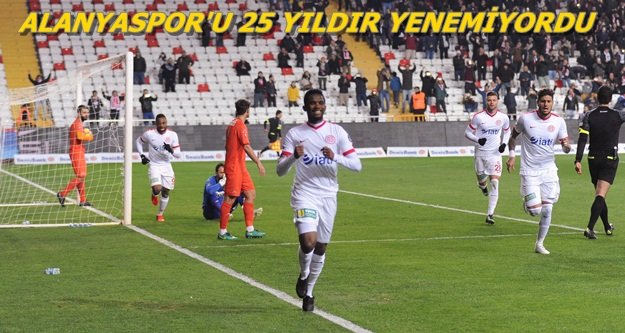 Antalyaspor 25 yıllık hasrete son verdi