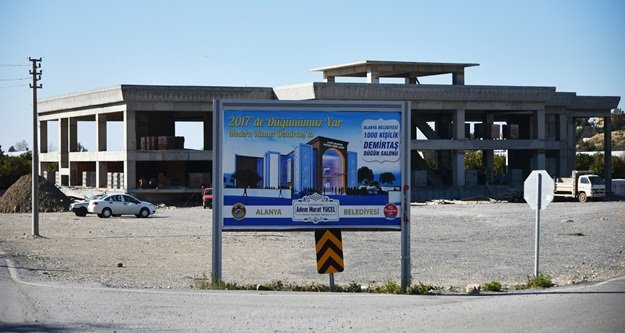 Demirtaş Düğün Salonu yükseliyor