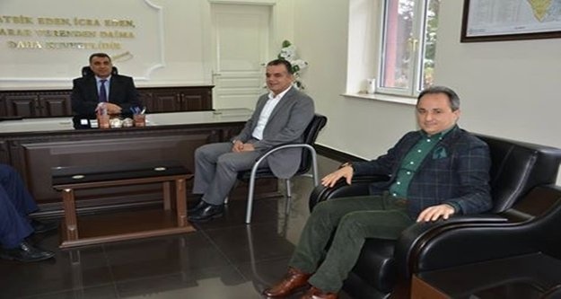 Kaymakam Harputlu'ya hoşgeldin ziyareti