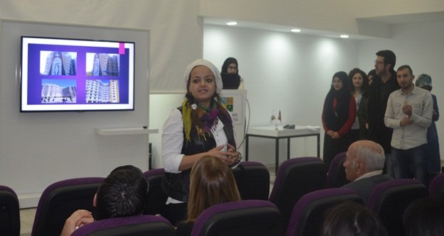 Mimarlık öğrencileri mimarları çalıştı