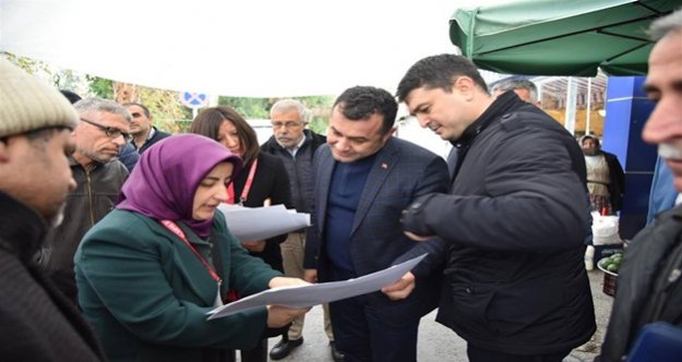 Yücel yeni projeyi yerinde halka anlattı