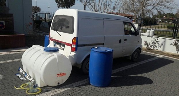 Akaryakıt hırsızı, suç makinesi çıktı