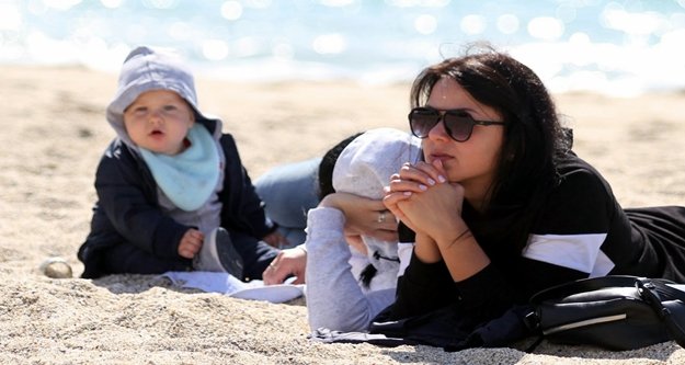 Doğuda kar Alanya'da güneş keyfi