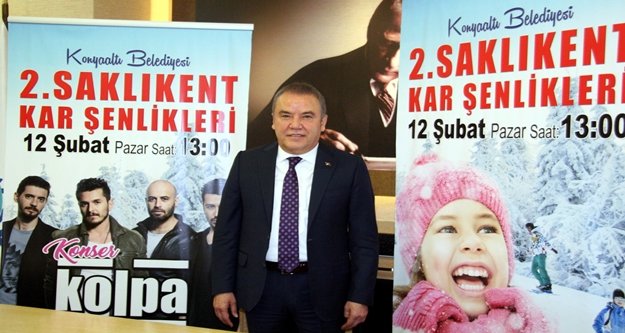 Pehlivanlar kar meydanında güreşecek