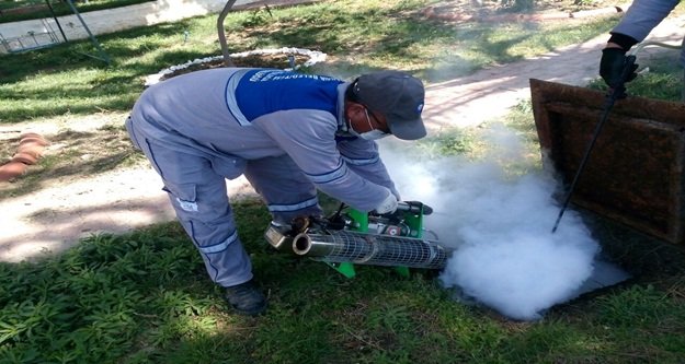 Sinekle hem kara, hem denizden mücadele