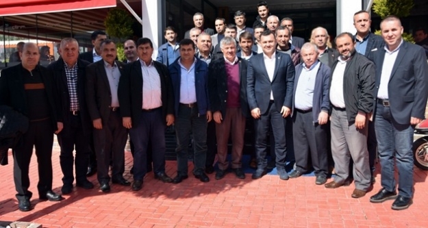 Yücel Batı Alanya'nın muhtarlarını dinledi