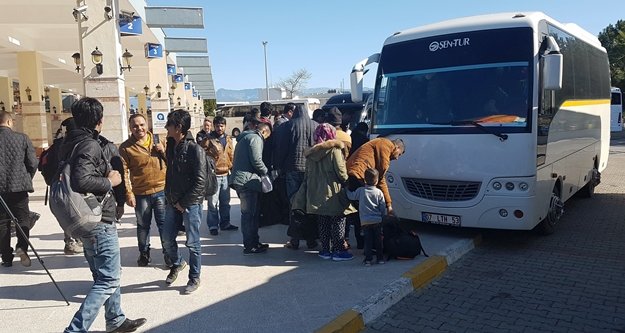 172 göçmen yakalandı şehirden gönderildi
