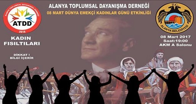 Alanya'da 'Kadın Fısıltıları' duyulacak