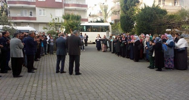 Alanya'dan kutsal topraklara yolculuk başladı