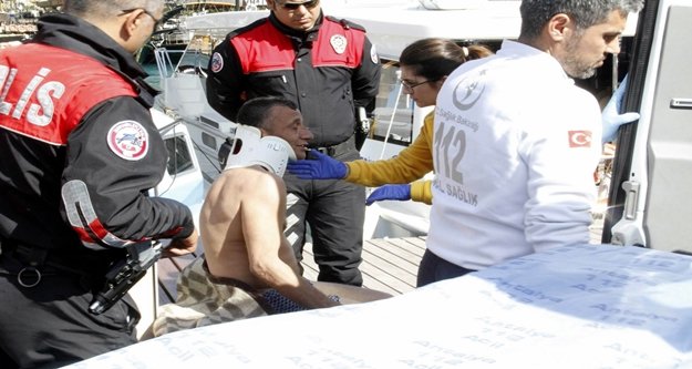 Balık sevdasına ölümden döndü